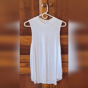 Pure+Good White Sleeveless Top - L